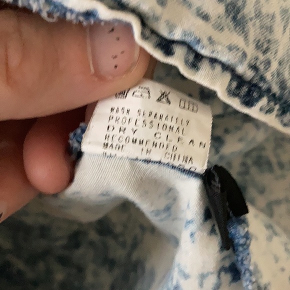 Dejavu Retro Daisy Light Acid Wash Crop Lightweight Festival Tank Size M Blue - Picture 9 of 11